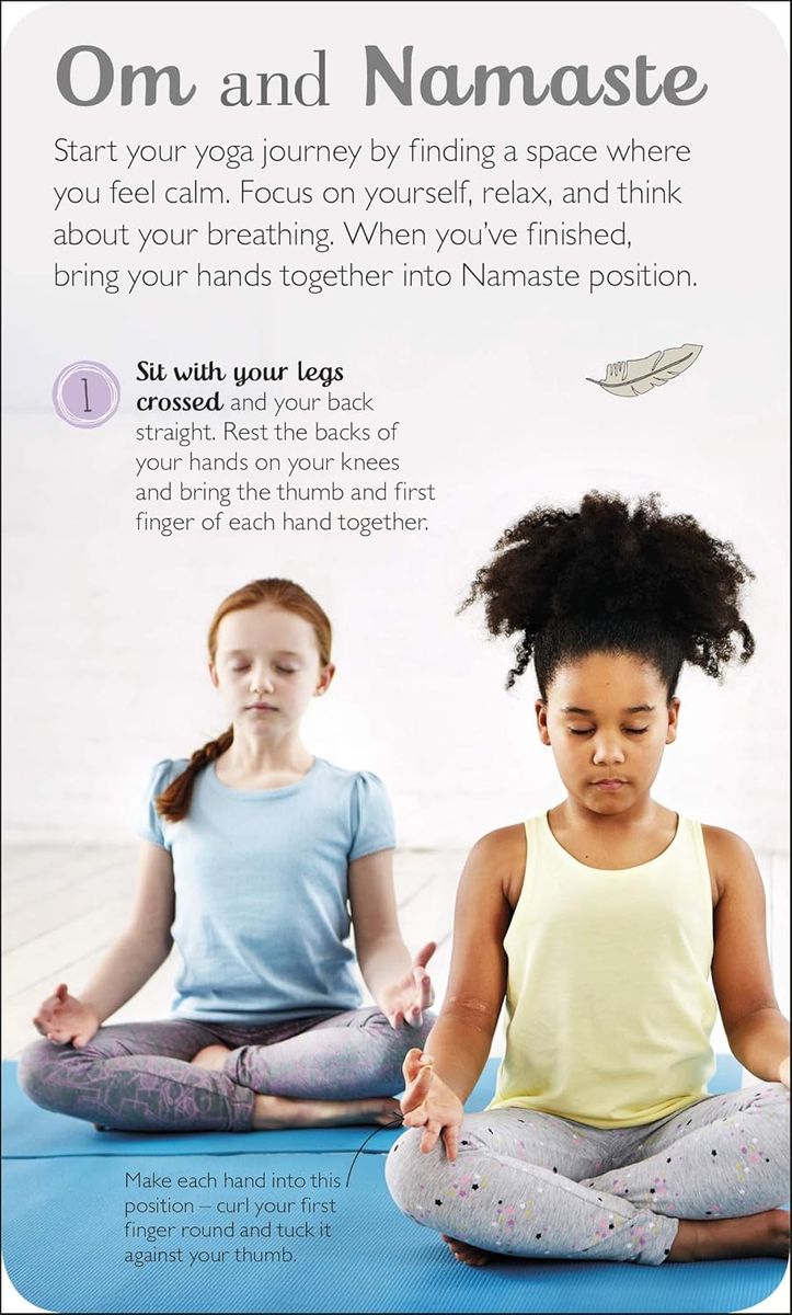 Yoga For Kids Cards Set of 40 Cards