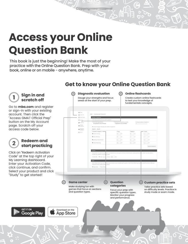 GMAT Official Guide 2025-2026 Book + Online Question Bank