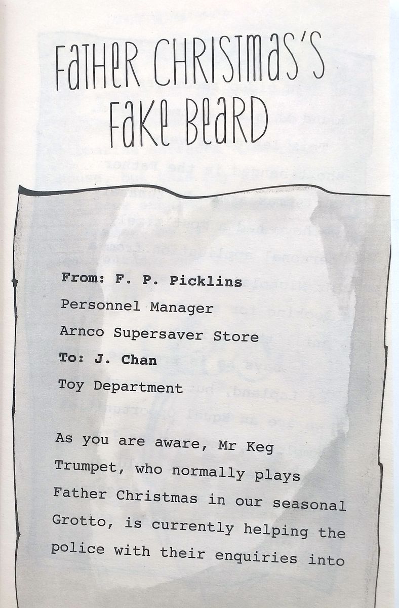 Father Christmas's Fake Beard