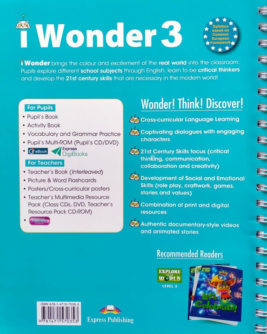 i Wonder 3 Teacher's Book