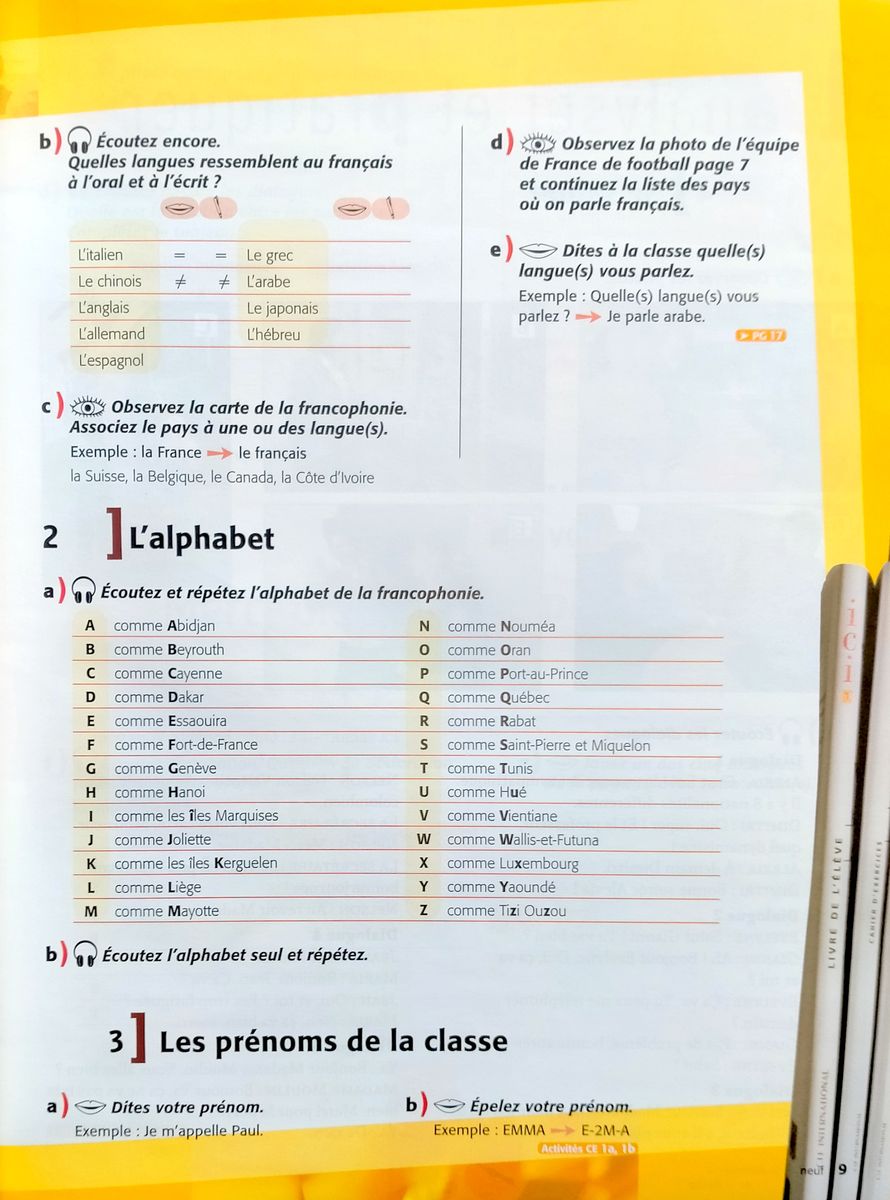 Ici 1 Livre + CD audio
