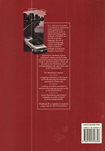 New American Streamline Destinations Workbook A