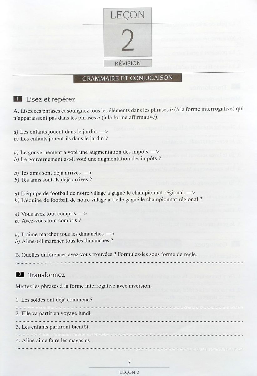 Mosaique niveau 3 Cahier d'exercices