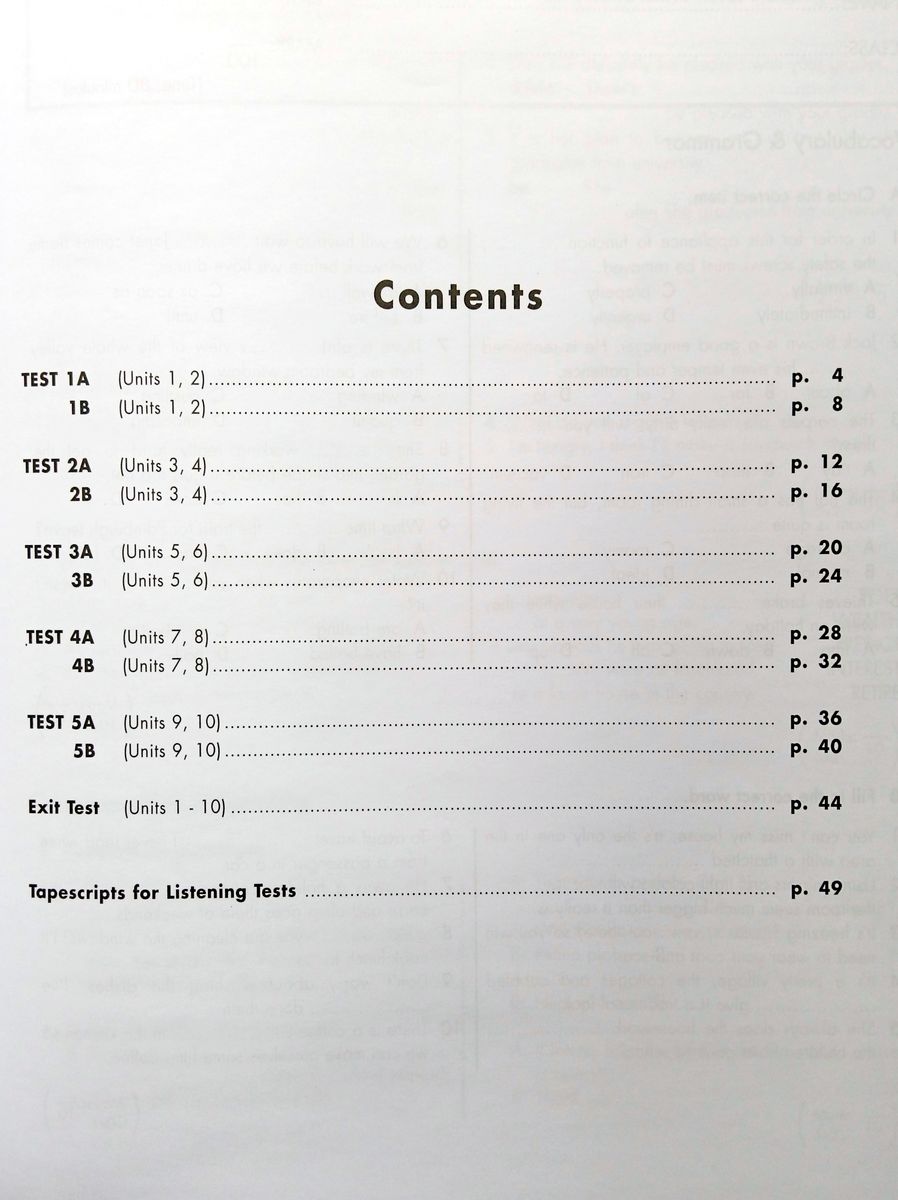 Click On 4 Test Booklet