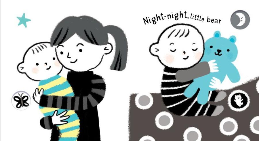 Usborne Baby's Black and White Book Hello