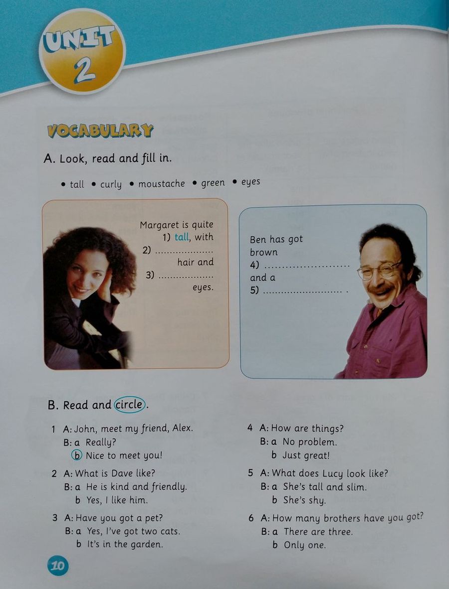 Welcome Plus 5 Vocabulary and Grammar Practice
