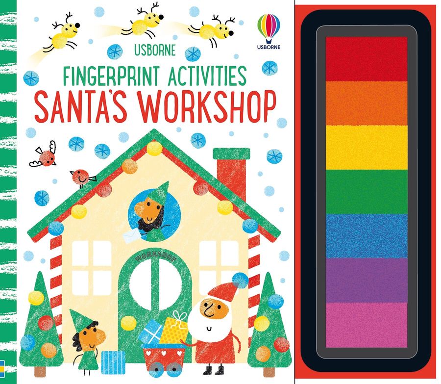 Usborne Fingerprint Activities Santa's Workshop