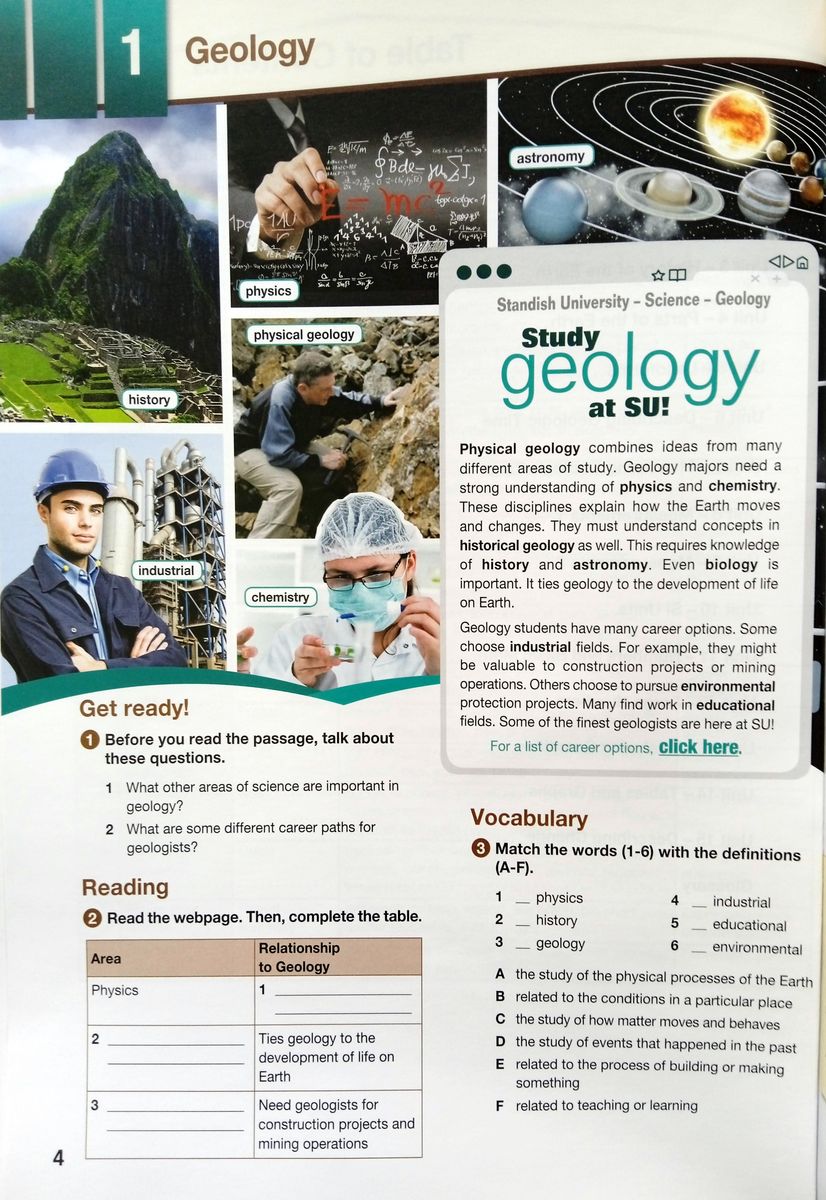 Career Paths Geology Teacher's Guide, Student's Book, Audio CDs and Digibook