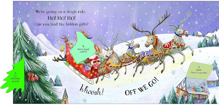 We're Going on a Sleigh Ride A Lift-the-Flap Adventure (The Bunny Adventures)
