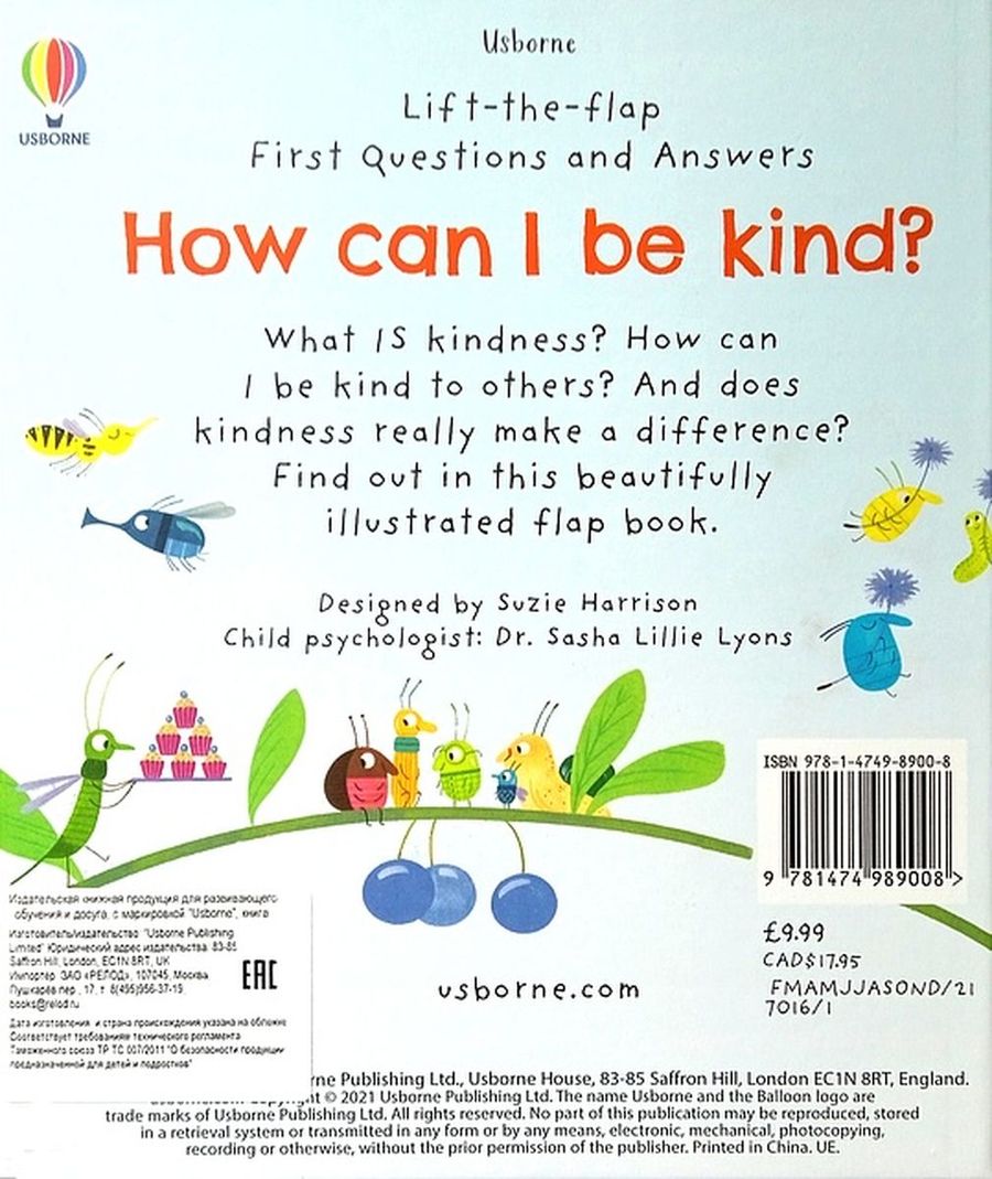 Lift-The-Flap First Questions and Answers How Can I Be Kind