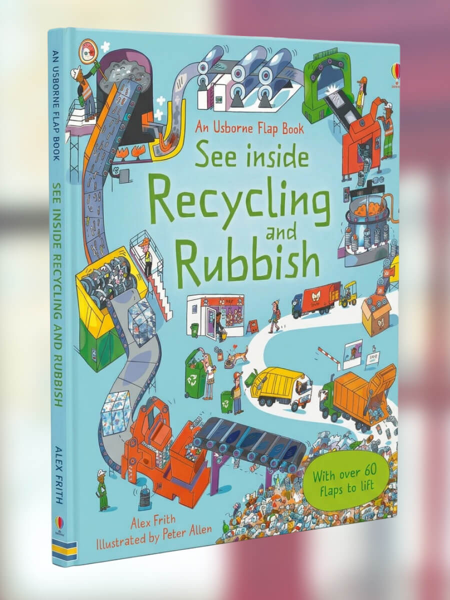 An Usborne Flap Book See Inside Rubbish and Recycling