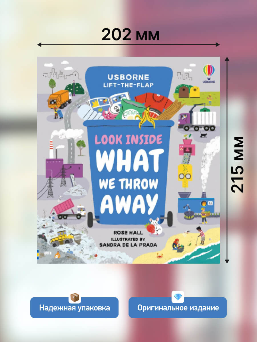 Usborne Lift-the-Flap Look Inside What We Throw Away
