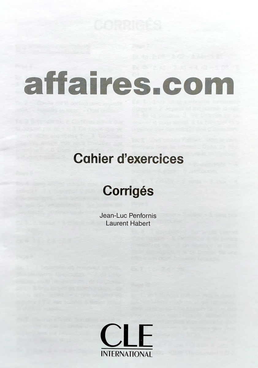 Affaires.com Avance Cahier