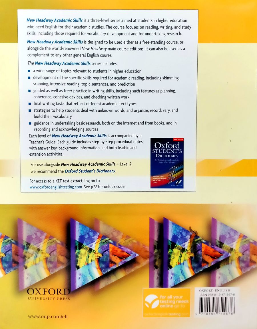 Headway Academic Skills Reading, Writing and Study Skills 2 Student's Book