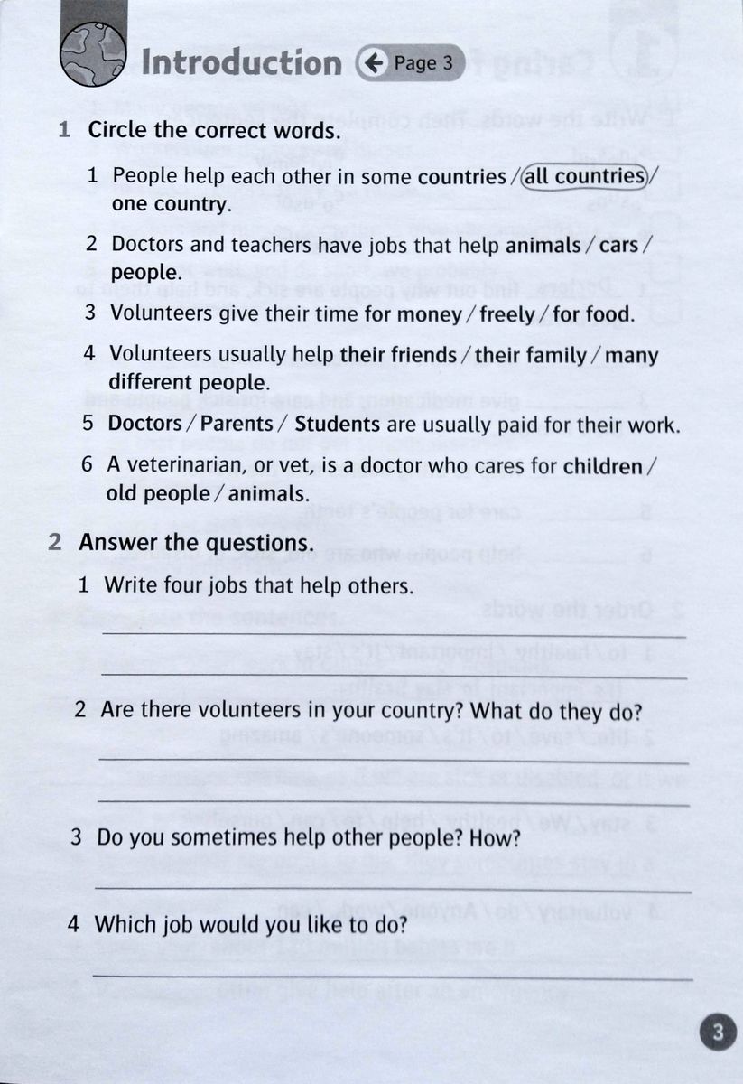 Oxford Read and Discover 6 Helping Around the World Activity Book