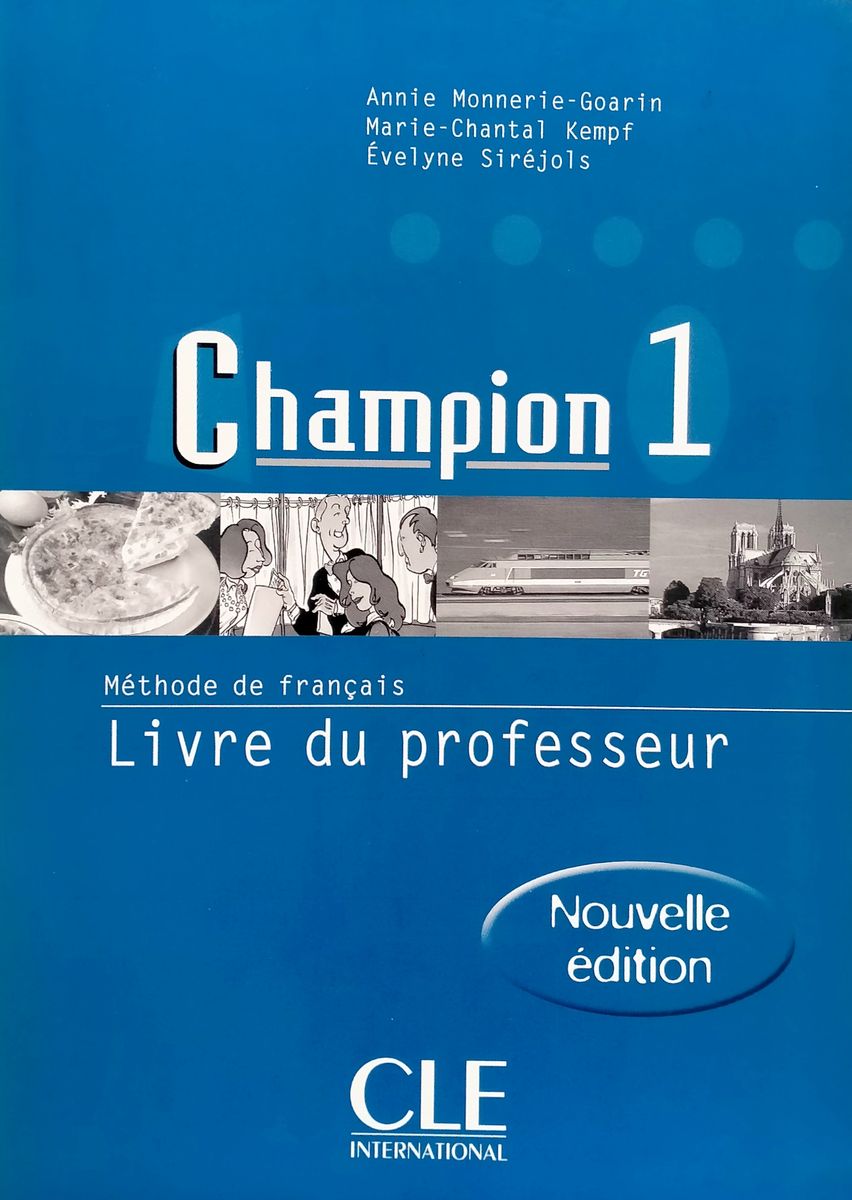 Champion 1 nouvelle edition Livre du professeur