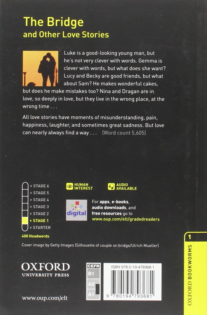 Oxford Bookworms Library 1 The Bridge and Other Love Stories with Audio Download (access card inside)