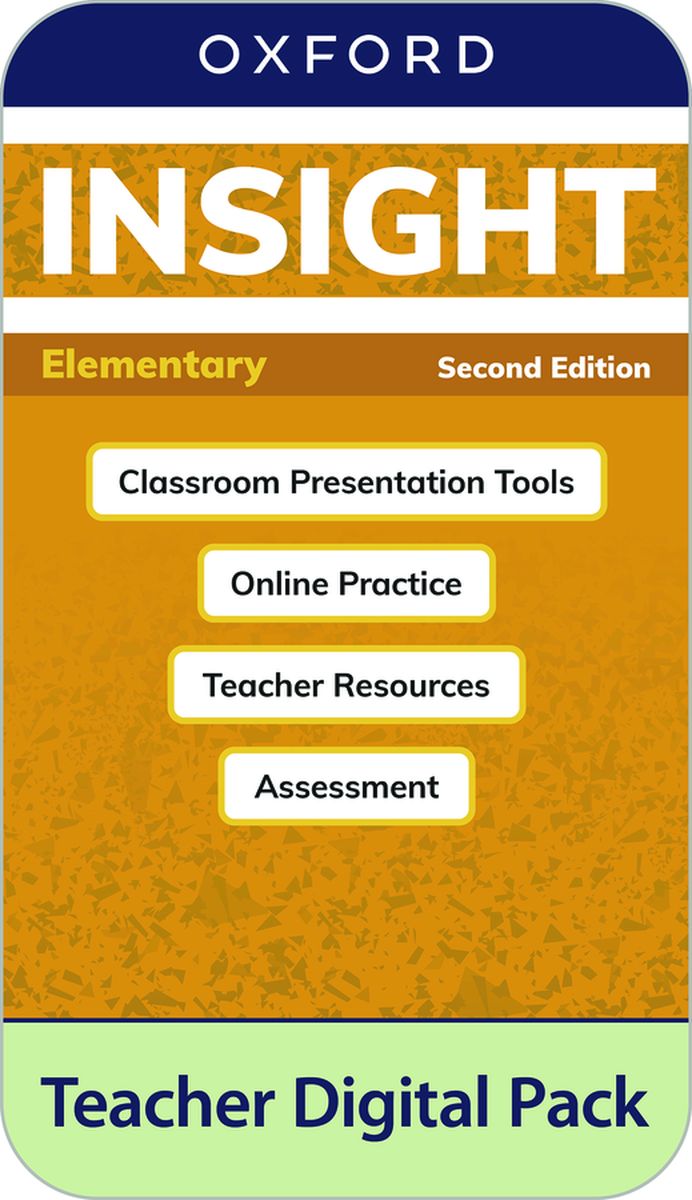 Insight  (2nd edition) Elementary Teacher Digital Pack
