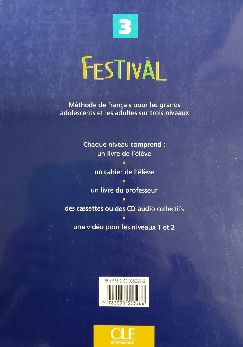 Festival 3 Livre de l'eleve