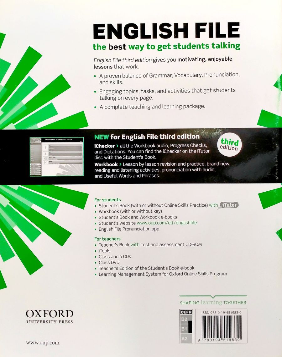 English File (3rd edition) Intermediate  Workbook without key