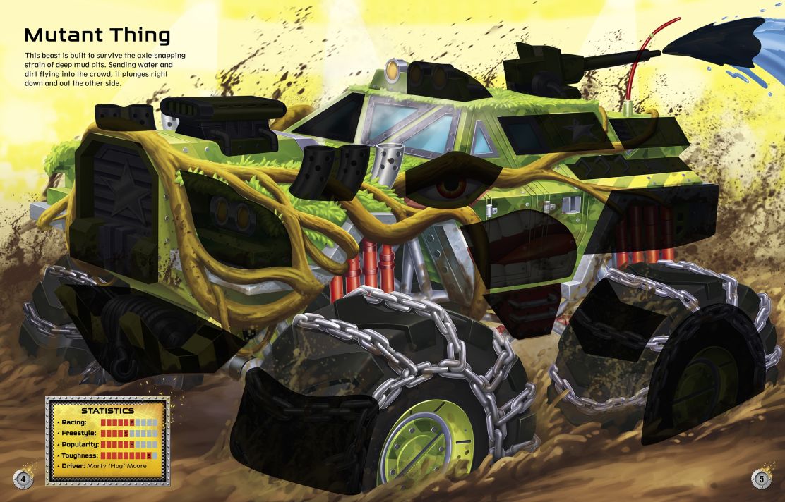 Usborne Build Your Own Monster Trucks Sticker Book