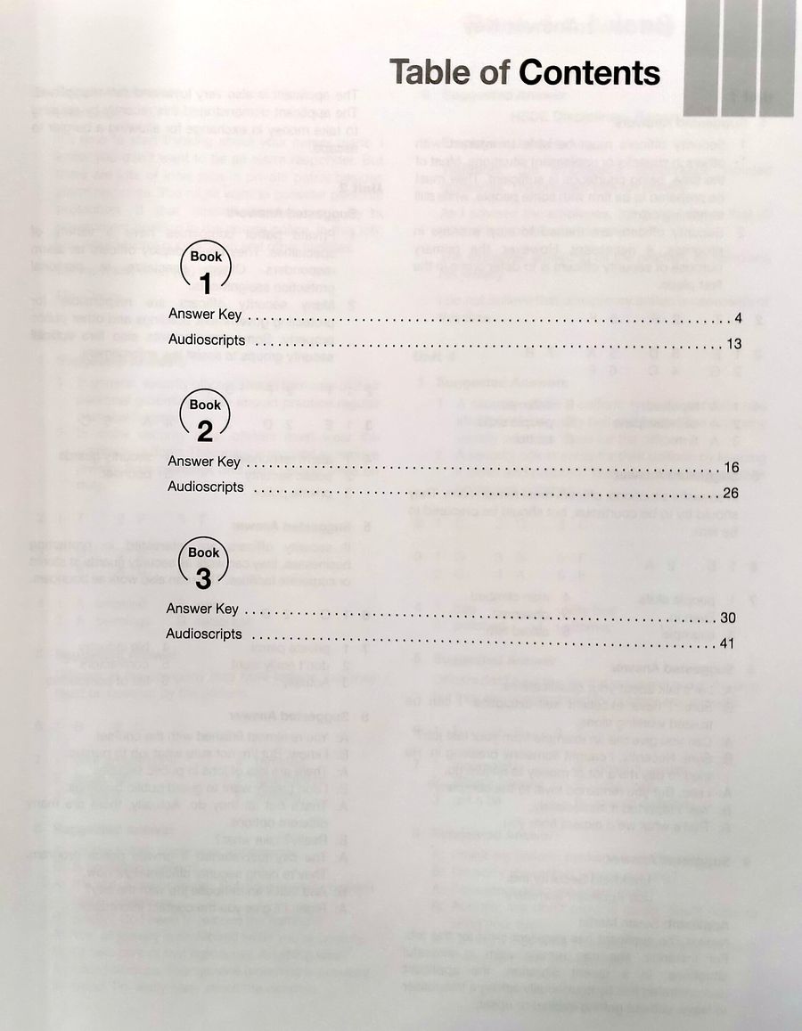 Career Paths Security Personnel Teacher's Book