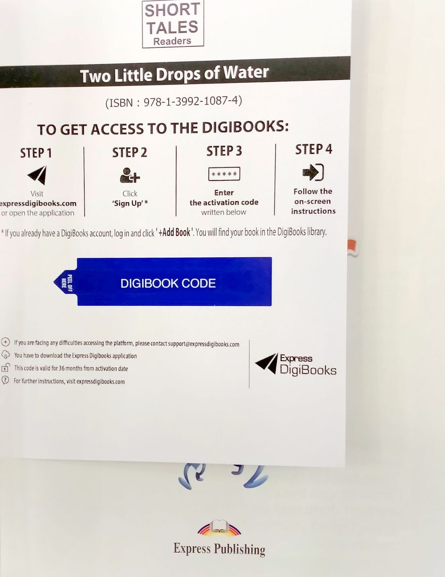 Short Tales 5 Two Little Drops of Water Student's Book with Digibook