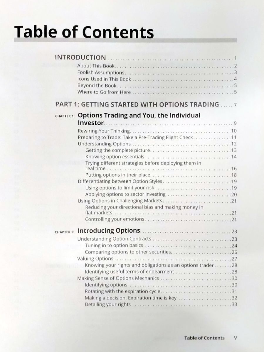 Options Trading For Dummies