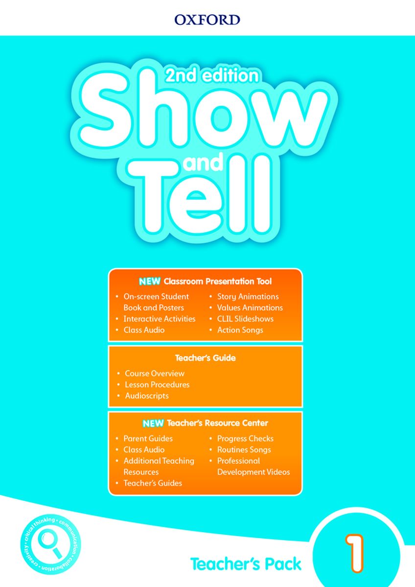 Show and Tell (2nd edition) 1 Teacher's Pack (Teacher's Guide, CPT and Teacher's Resource Centre)