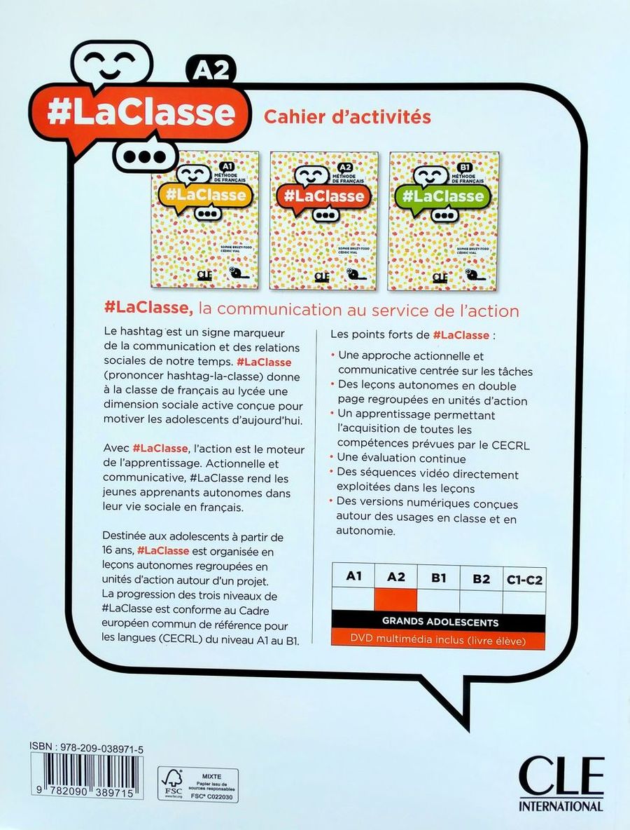 #LaClasse A2 Cahier d'activites