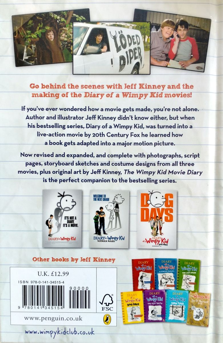 The Wimpy Kid Movie Diary