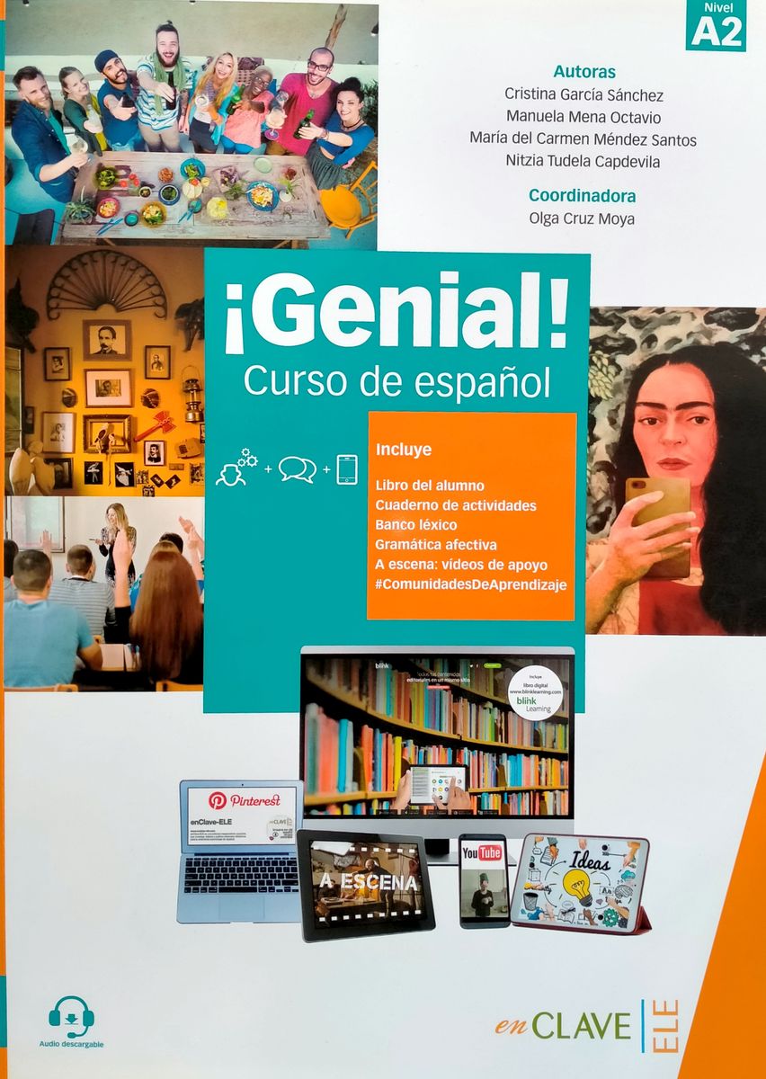 Genial! A2 Curso de espanol + Cuaderno + audio descargable