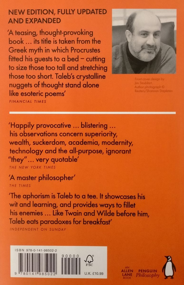 The Bed of Procrustes Philosophical and Practical Aphorisms