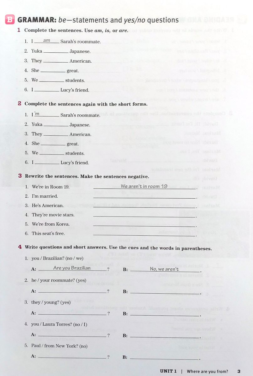Network 1  Workbook