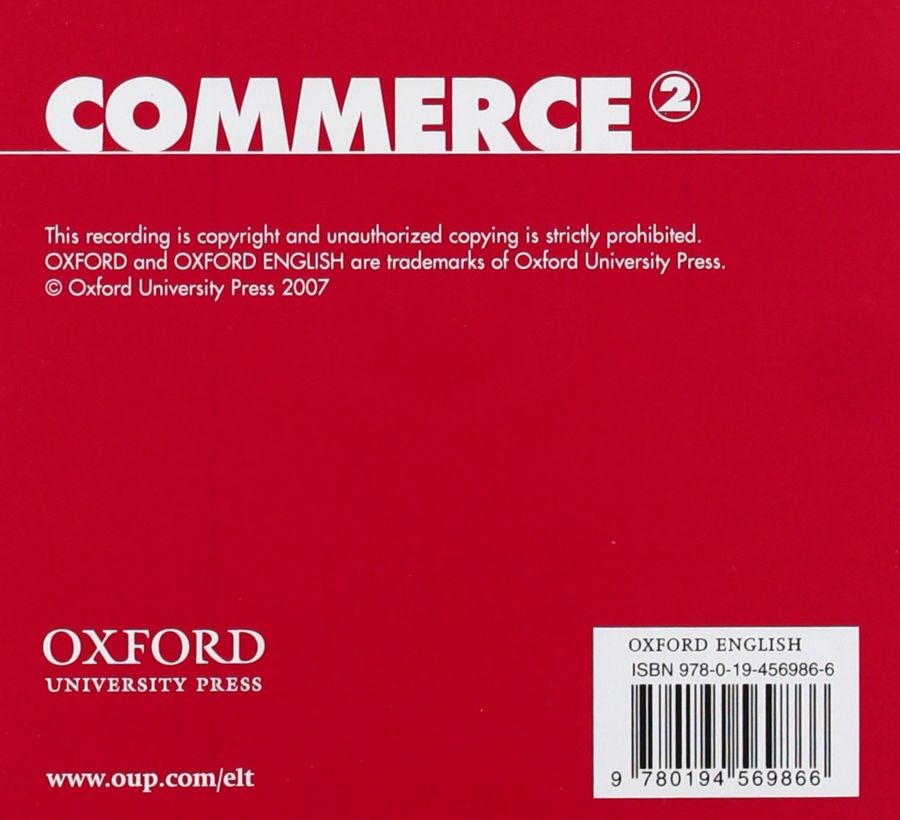 Oxford English for Careers Commerce 2 Class Audio CD