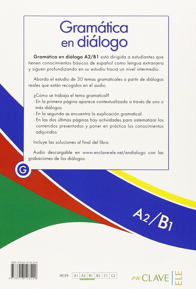 Gramatica en Dialogo A2-B1 + Audio Descargable