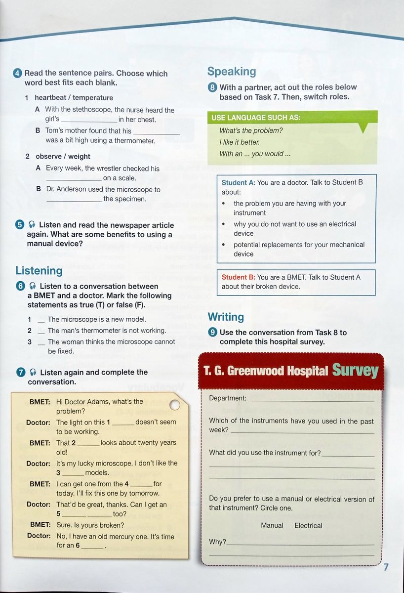 Career Paths Medical Equipment Repair Student's Book with Digibook
