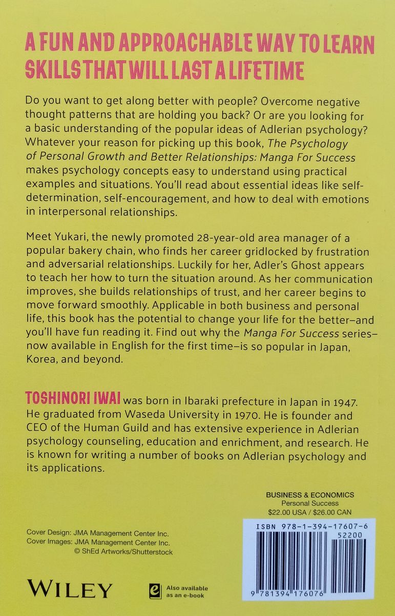 Manga for Success The Psychology of Personal Growth and Better Relationships