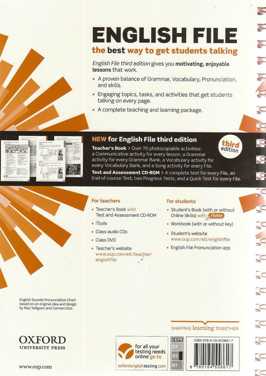 English File (3rd edition) Upper-Intermediate Teacher's Book with Test and Assessment CD-ROM