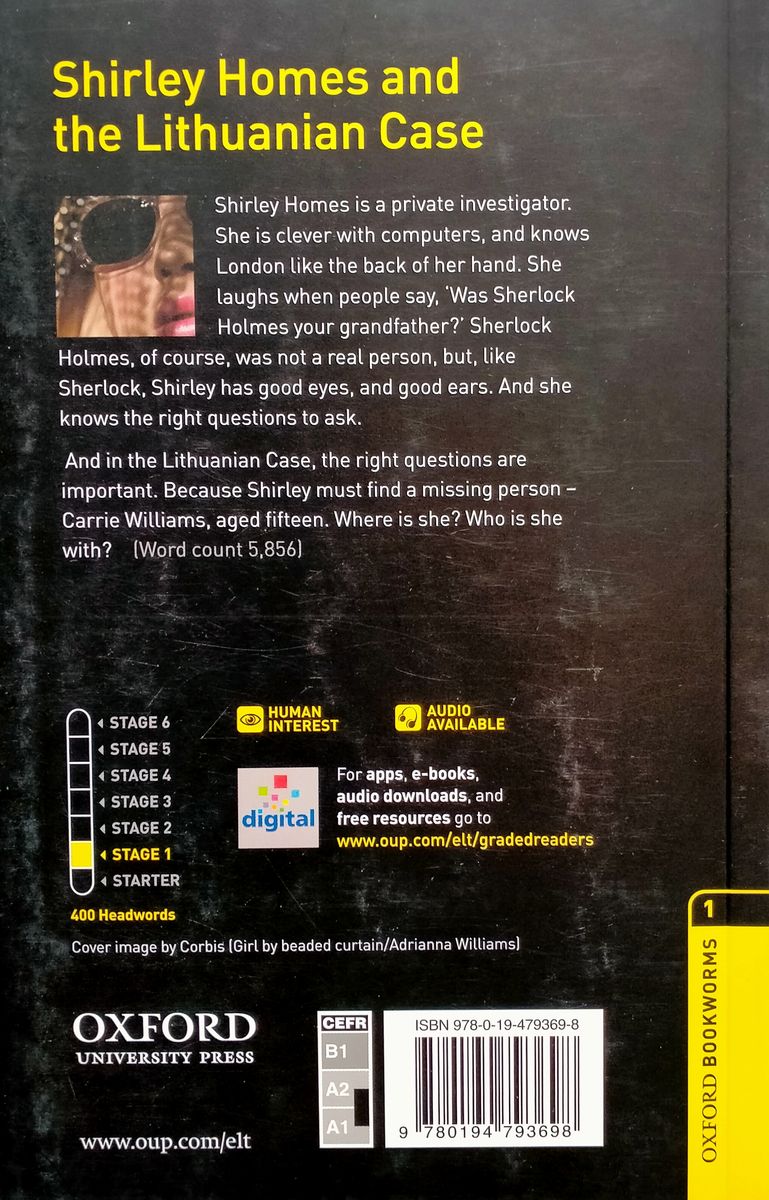 Oxford Bookworms Library 1 Shirley Homes and the Lithuanian Case with Audio Download (access card inside)