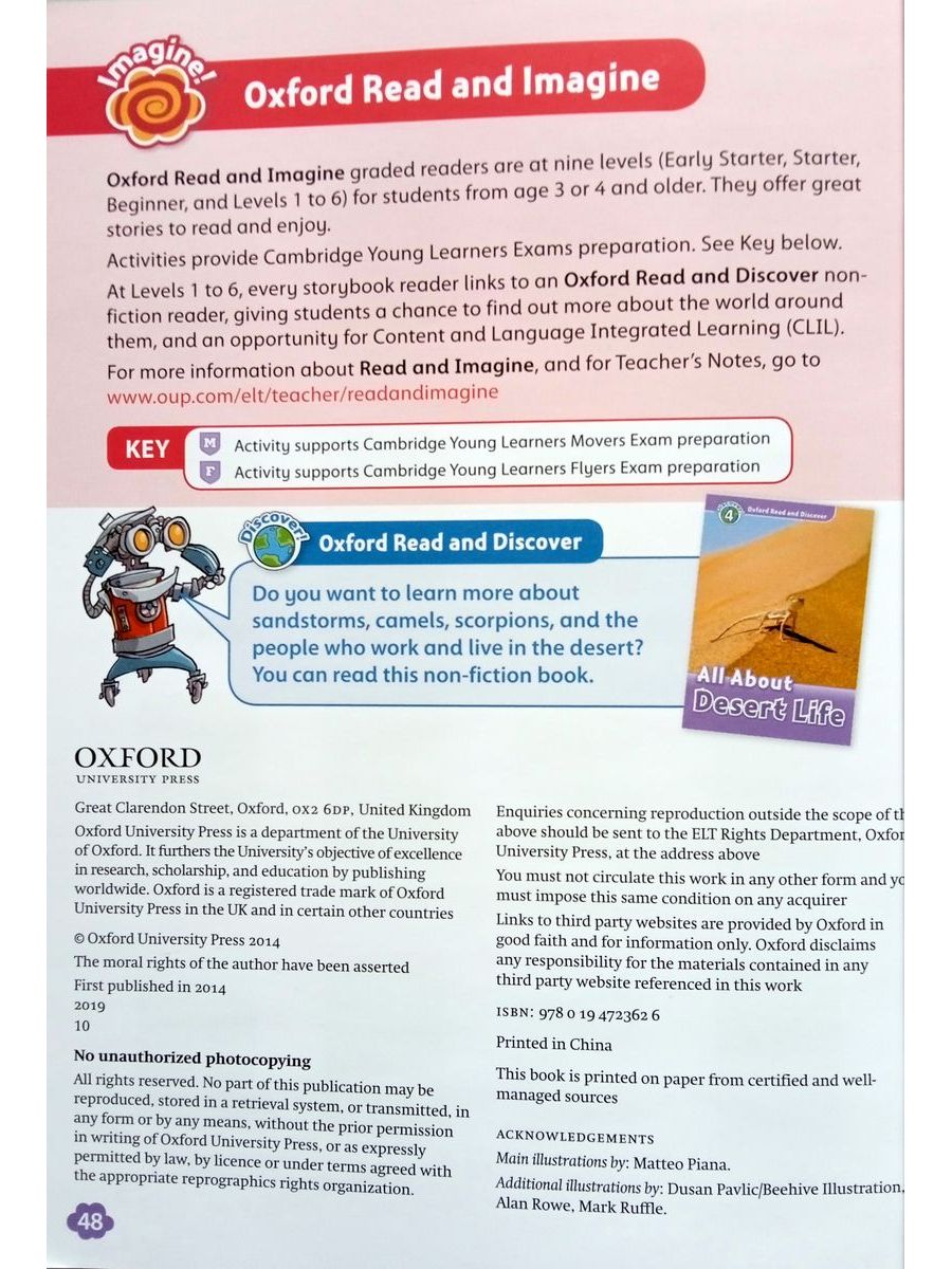 Oxford Read and Imagine 4 Lost in the Desert with Audio Download (access card inside)