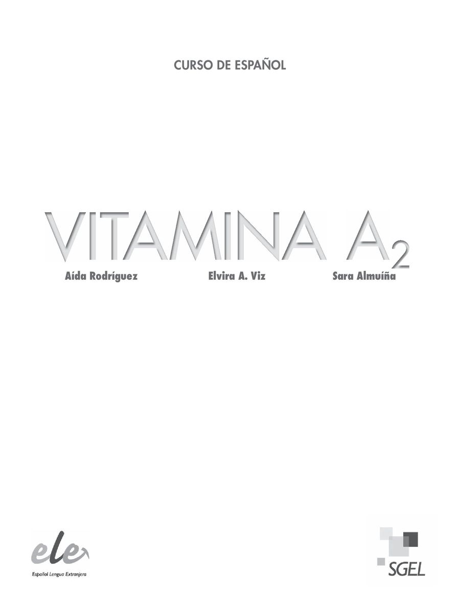 Vitamina A2 Cuaderno de ejercicios + Licencia digital