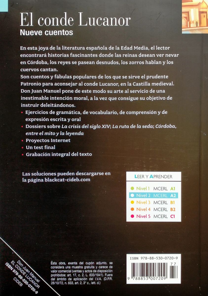 Leer y Aprender A2 El Conde Lucanor + Audio