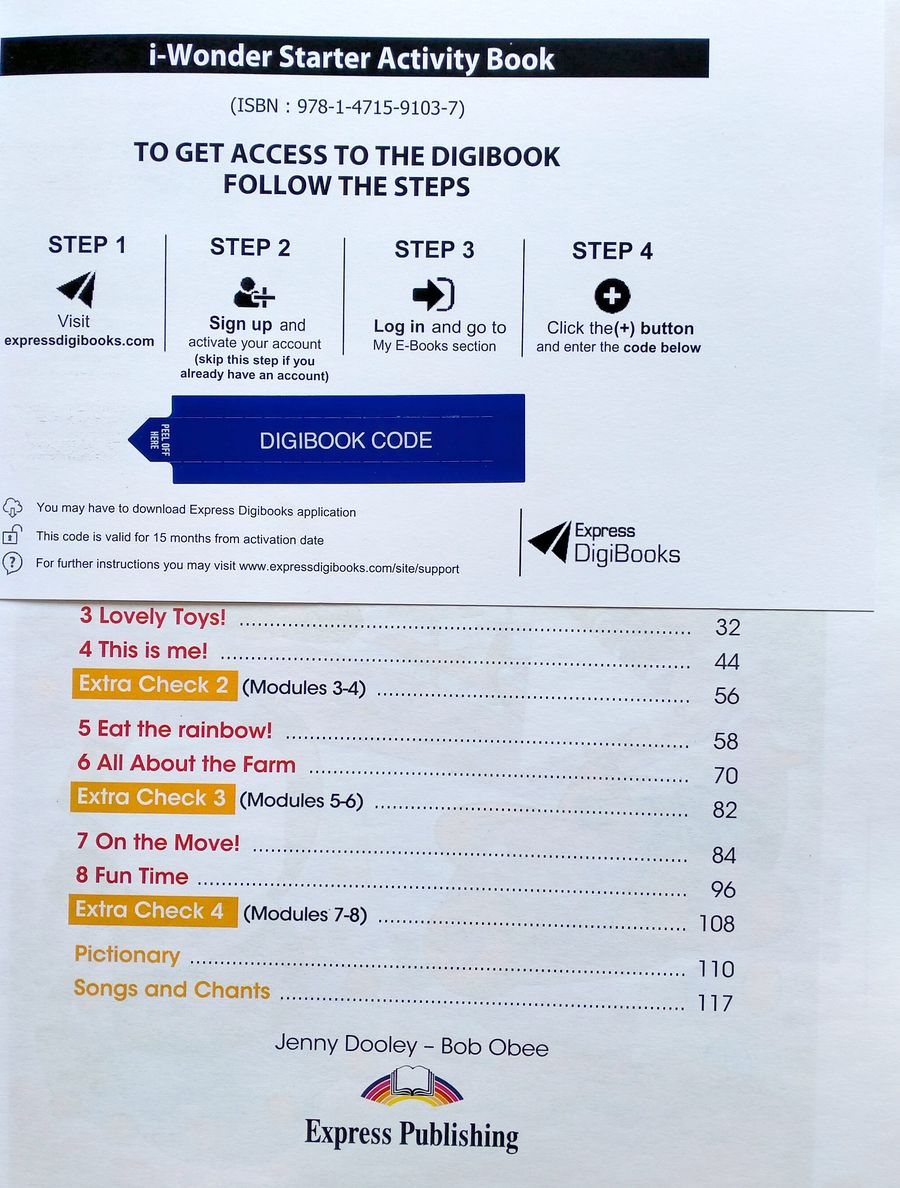 i Wonder  Starter Activity Book with Digibook