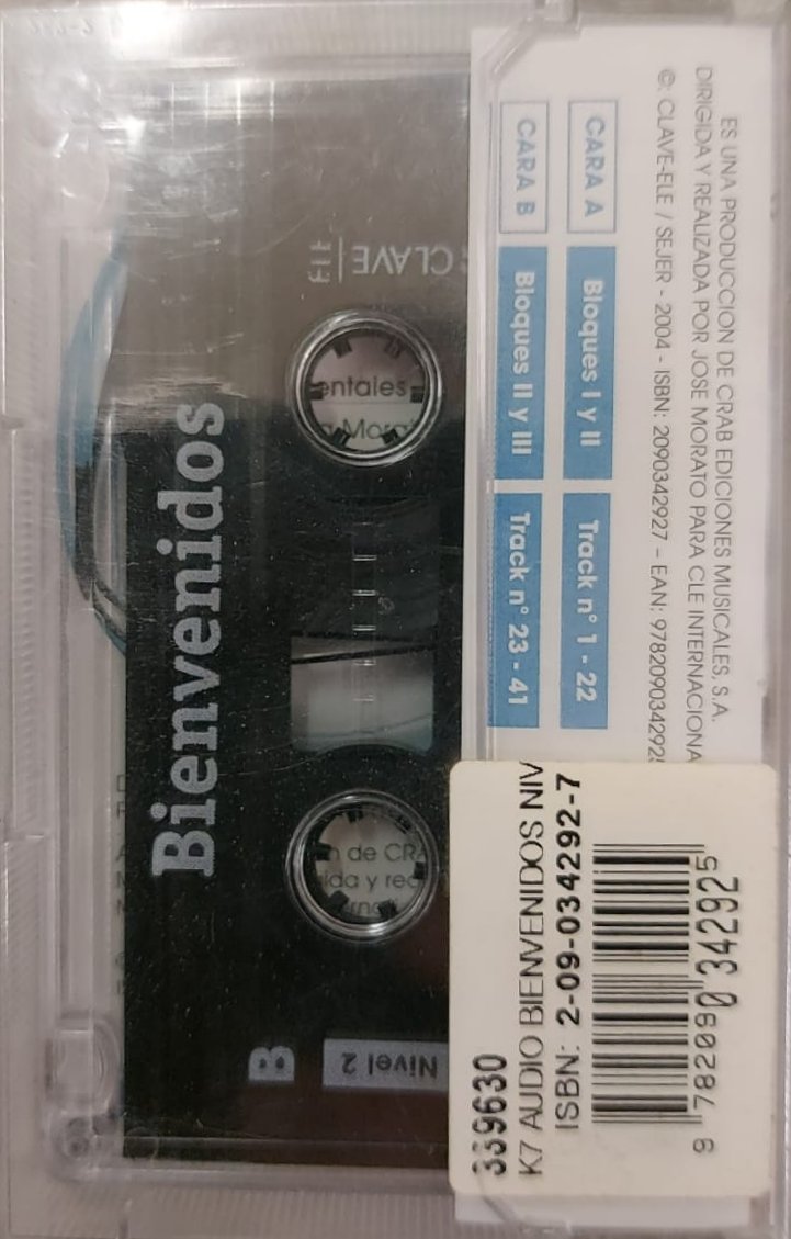 Bienvenidos 2 Сasete аудио кассета