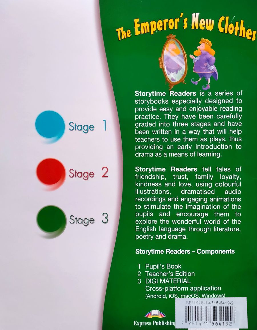 Storytime 3 Hans Christian Andersen The Emperor's New Clothes with Application