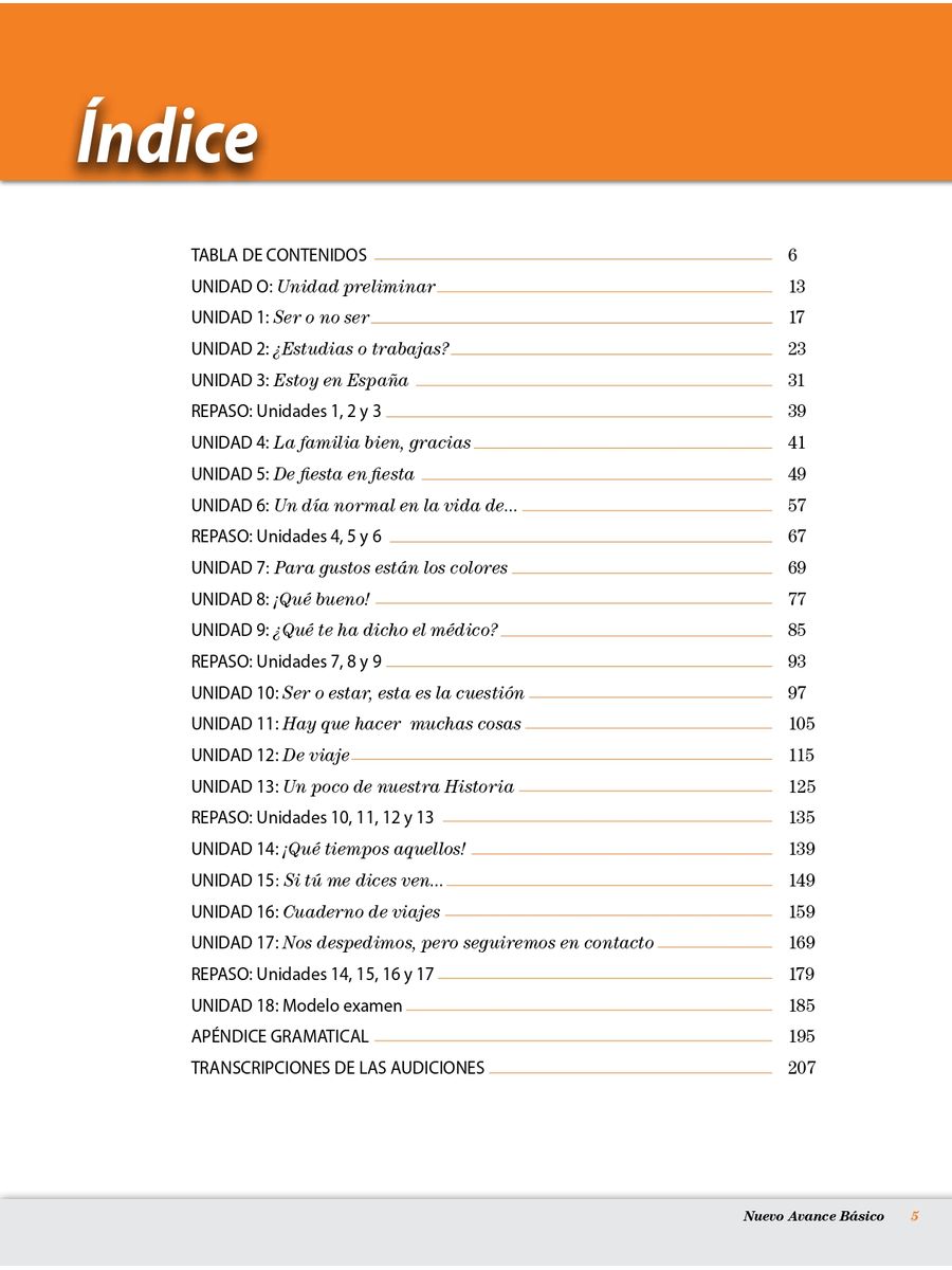 Nuevo Avance Basico A1-A2 Libro Del Alumno + CD