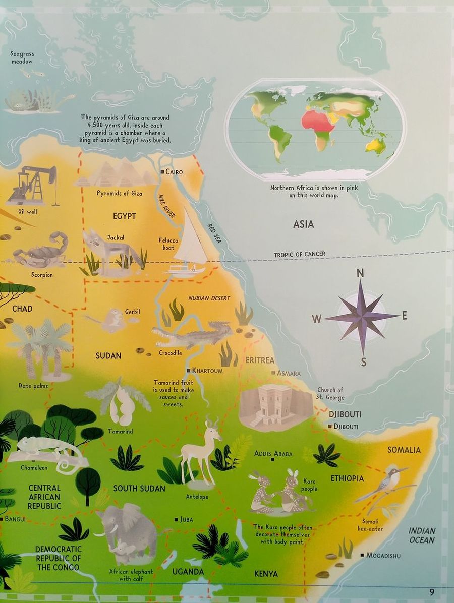 The Usborne Sticker Picture Atlas of the World
