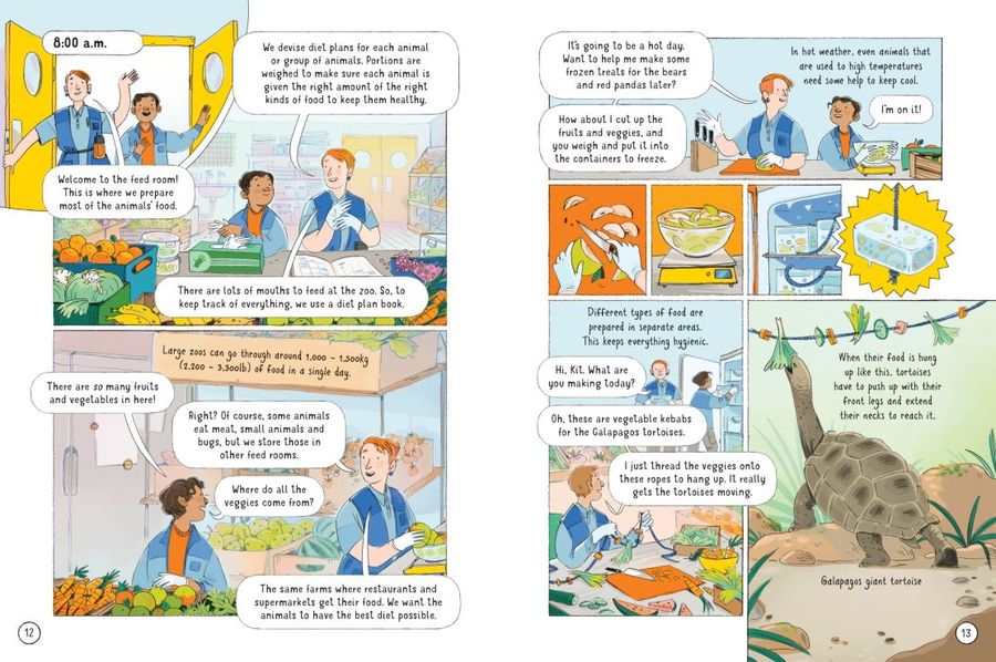 Usborne 24 Hours in a Zoo