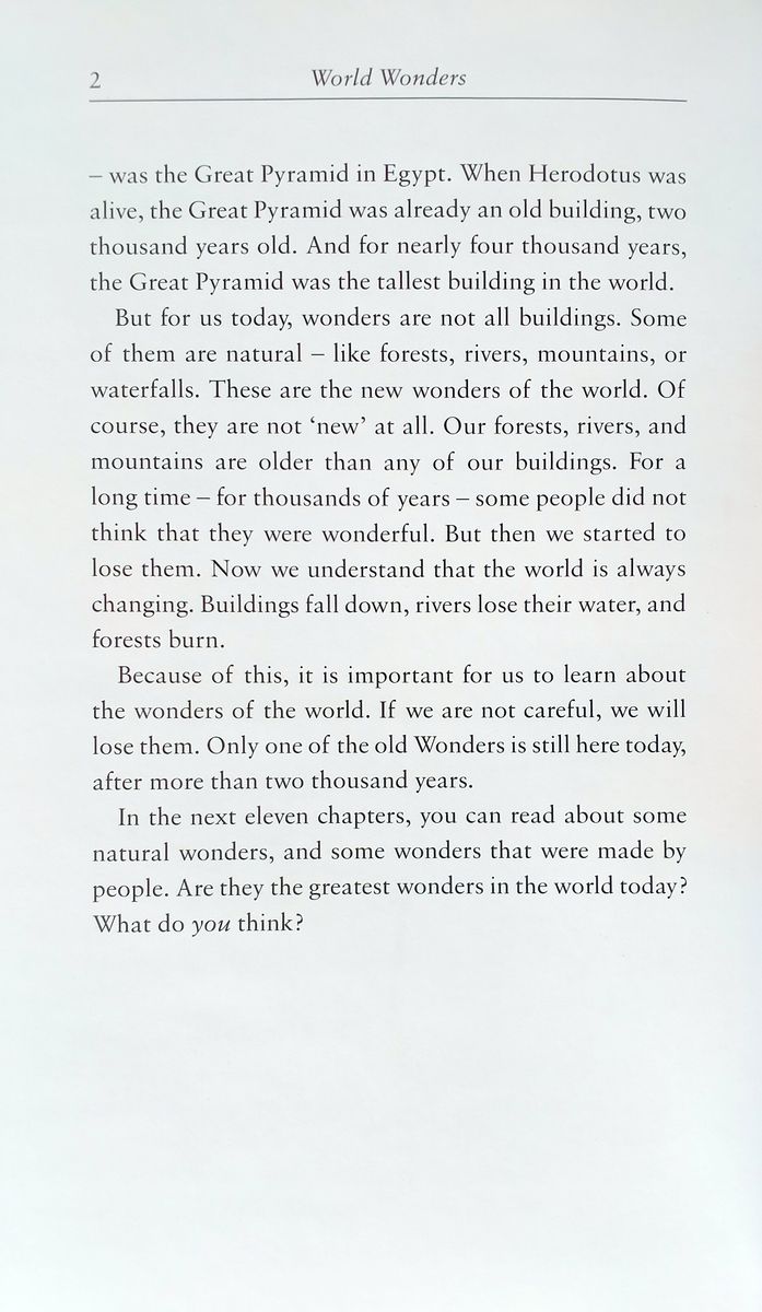 Oxford Bookworms Factfiles 2 World Wonders